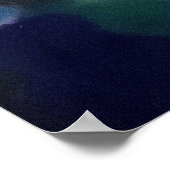 Portret van een slapende vrouw "Nightfall" Poster (Hoek)