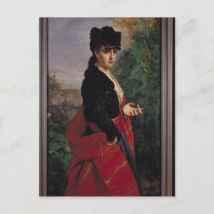 Portret van een Spaanse vrouw Briefkaart