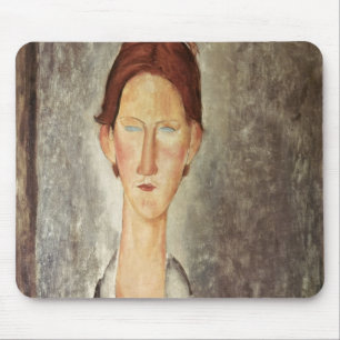 Portret van een student, c.1918-19 muismat