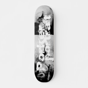 portret van een varken skateboard
