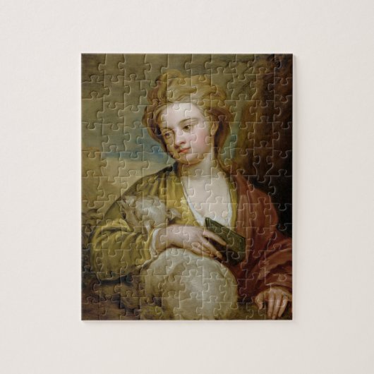 Portret van een vrouw als St. Agnes, traditioneel Legpuzzel (Verticaal)