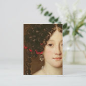 Portret van een vrouw briefkaart (Staand voorkant)