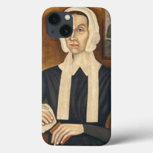 Portret van een vrouw, c. 1845 (olie op canvas) iPhone 13 hoesje