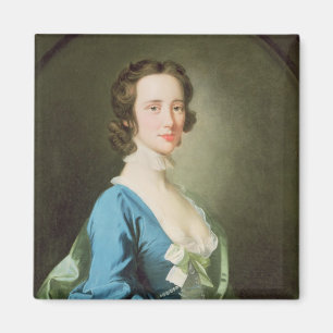 Portret van een vrouw magneet