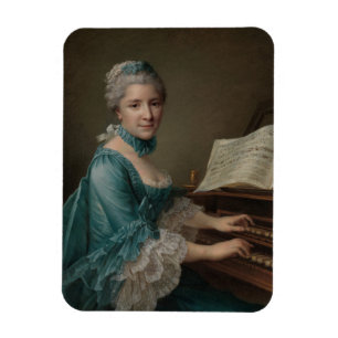 Portret van een vrouw magneet