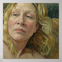 Portret van een vrouw naar Van Gogh
