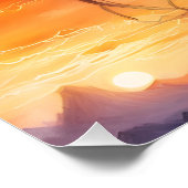 portret van een vrouw perfect poster (Hoek)