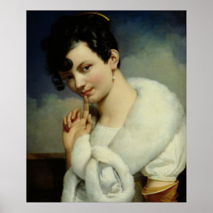 Portret van een vrouw poster