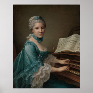 Portret van een vrouw poster