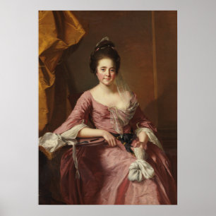 Portret van een vrouw poster