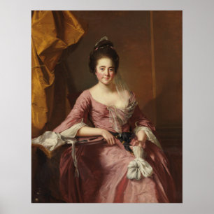 Portret van een vrouw poster