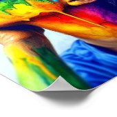 portret van een vrouw poster (Hoek)