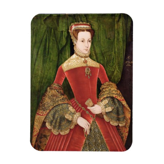 Portret van een vrouw van 16 jaar oud, eerder geïd magneet (Verticaal)