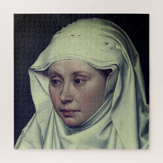 Portret van een vrouw - van Robert Campin (c. 1435 Legpuzzel (Verticaal)
