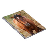 Portret van een Wild Mustang Notitieboek (Rechterzijde)