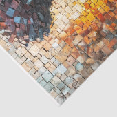 Portret van een zwarte vrouw in mozaïekkunst - Dec Tissuepapier (Detail)