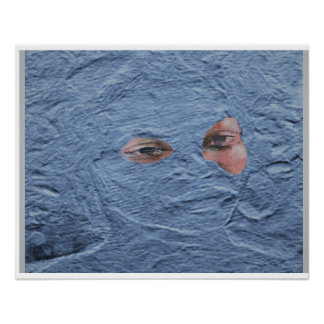 Portret van een zwarte vrouw perfect poster