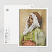 Portret van Egyptenaar Franz Kosler Briefkaart (Voorkant / Achterkant)