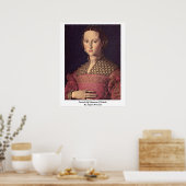 Portret van Eleonora van Toledo door Angelo Bronzi Poster (Keuken)