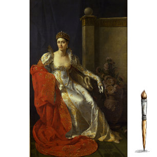 Portret van Elisa Bonaparte door Marie Benoist Tissuepapier