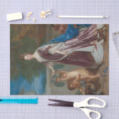 Portret van Elizabeth-Charlotte de Baviere Tissuepapier (Craft)