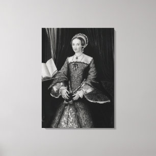 Portret van Elizabeth I bij prinses c.1546 Canvas Afdruk