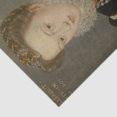 Portret van Elizabeth of Austria door imitator Tissuepapier (Detail)