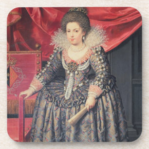 Portret van Elizabeth of France (1602-44) dochter Drankjes Onderzetter