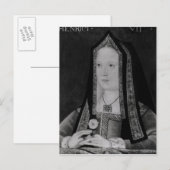 Portret van Elizabeth of York Briefkaart (Voorkant / Achterkant)
