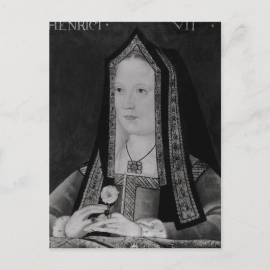 Portret van Elizabeth of York Briefkaart (Voorkant)