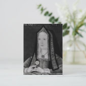 Portret van Elizabeth of York Briefkaart (Staand voorkant)