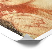 Portret van Elizabeth Siddal (1834-62), 1860 (rood Poster (Hoek)