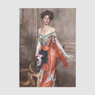 Portret van Elizabeth Wharton Drexel (1905) Tissuepapier