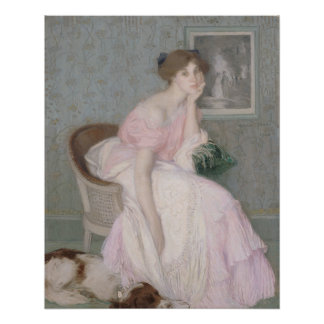 Portret van Ella Carmichael door Aman-Jean Perfect Poster