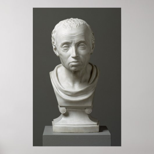 Portret van Emmanuel Kant, 1801 Poster (Voorkant)