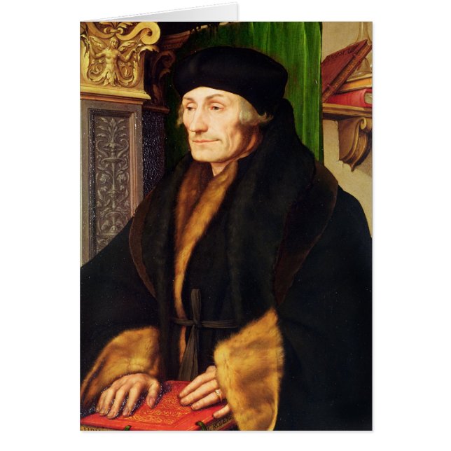 Portret van Erasmus, 1523 (Voorkant)