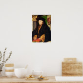 Portret van Erasmus, 1523 Poster (Keuken)