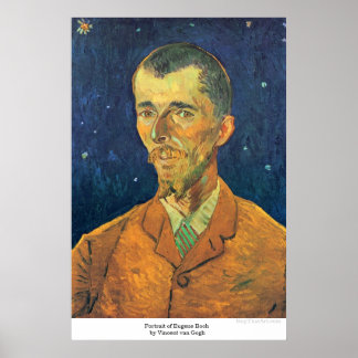 Portret van Eugene Boch door Vincent van Gogh Poster