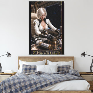Portret van Exculidian VII Navigator Zorina Kruger Canvas Afdruk