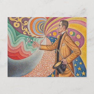  portret van Felix Feneon door Paul Signac Briefkaart