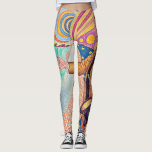 Portret van Felix Feneon, Signac Leggings
