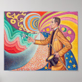 Portret van Felix Feneon, Signac Poster (Voorkant)