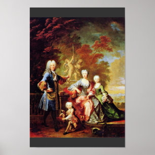 Portret van Ferdinand Adolf Graf von Plettenberg Poster
