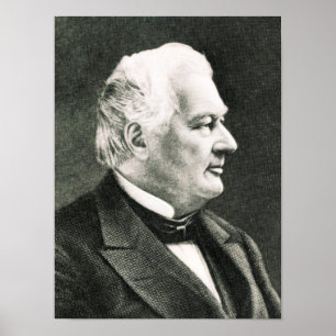 Portret van Fillmore Millard Poster