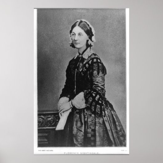 Portret van Florence Nightingale Poster (Voorkant)