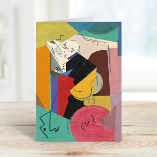 Portret van Florent Schmitt   Albert Gleizes Kaart