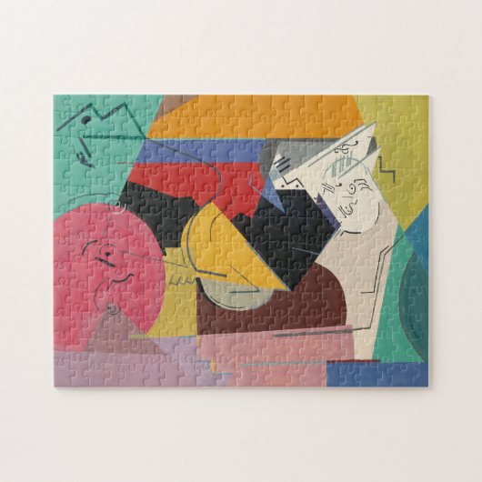 Portret van Florent Schmitt | Albert Gleizes Legpuzzel (Horizontaal)