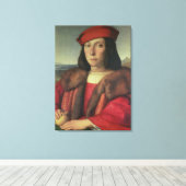 Portret van Francesco della Rovere, hertog van Urb Canvas Afdruk (Insitu (Houten vloer))