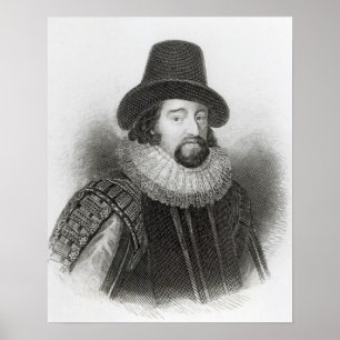 Portret van Francis Bacon Poster