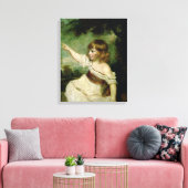 Portret van Francis George Hare, oudste zoon van F Canvas Afdruk (Insitu (Woonkamer))